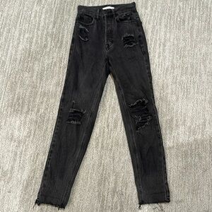 Black pacun jeans